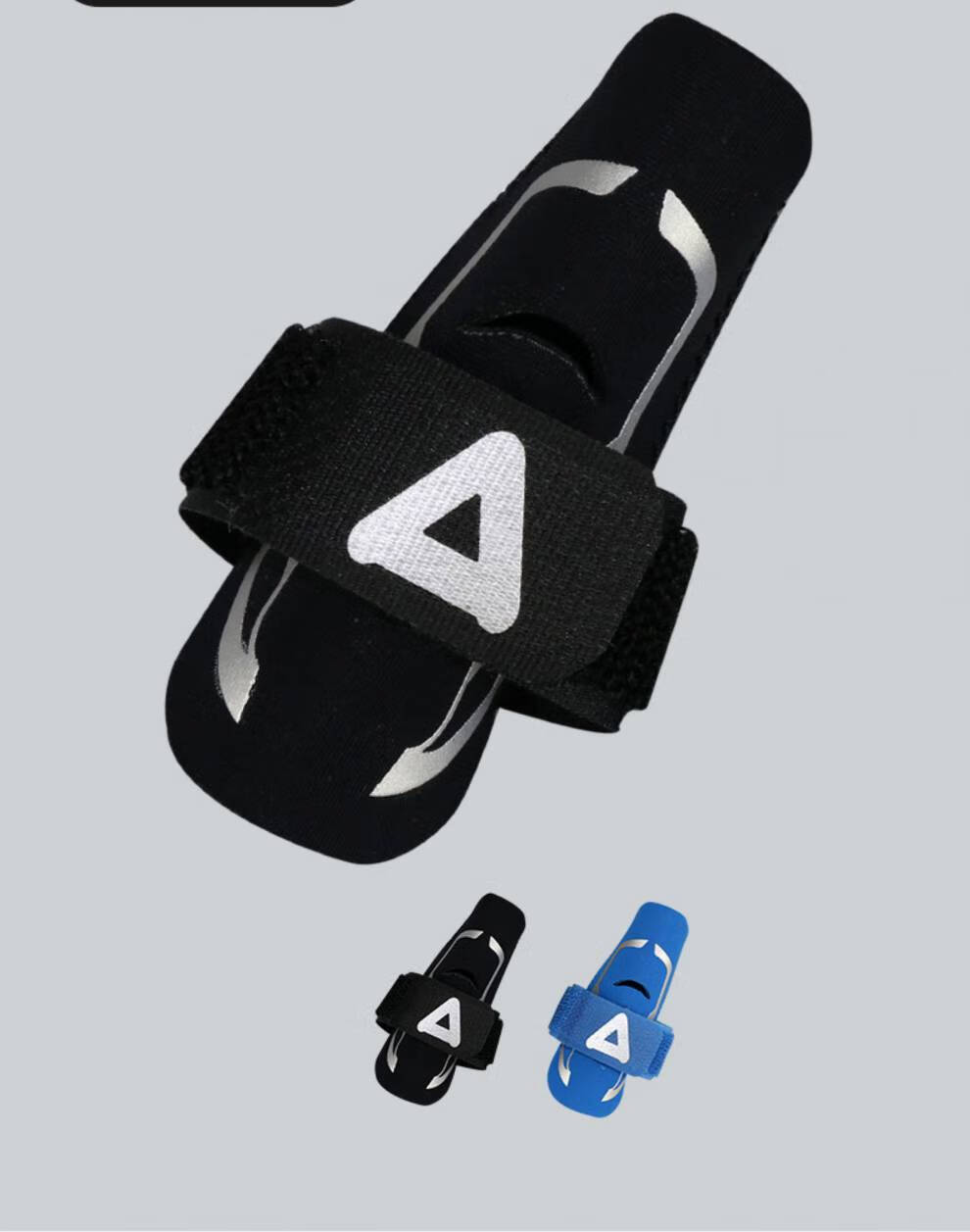 护指套固定神器排球手指保护套指关节套运动大拇指绷带护具 银鳞 直筒