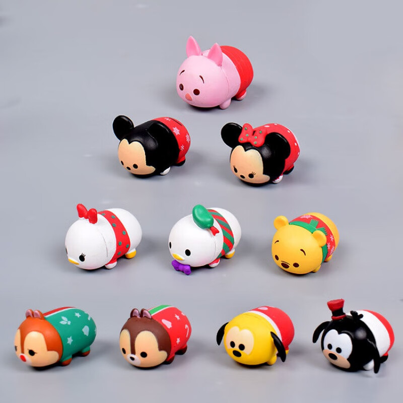 迪士尼disney叠叠乐松松公仔摆件米奇米妮胡迪巴斯长发中号学生生日
