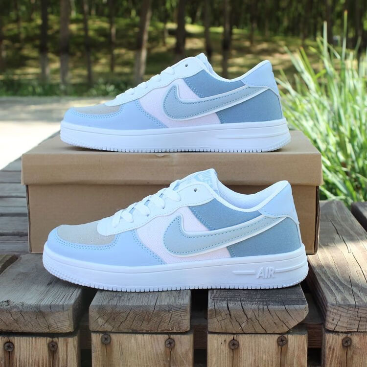【官方】空军一号云雾蓝情侣潮流运动低帮板鞋经典透气休闲鞋乔1ajlow