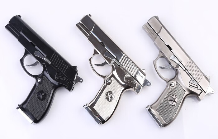 05合金模型礼品收藏不可发射92式训练模型枪模 92抛壳款黑色(大号款)