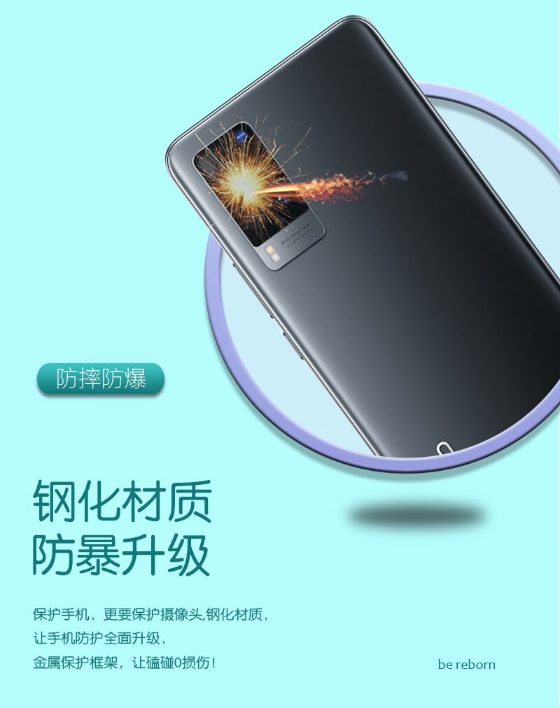 原厂原装适用原装vivo手机x60后置摄像头镜片x60pro镜头保护面镜框x60