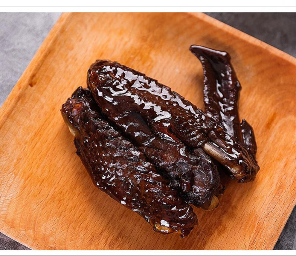 温州特产 乡巴佬/乡吧佬鲜吧佬蜜汁鸡翅 黑鸭腿 15包*48g乡巴佬黑鸡翅