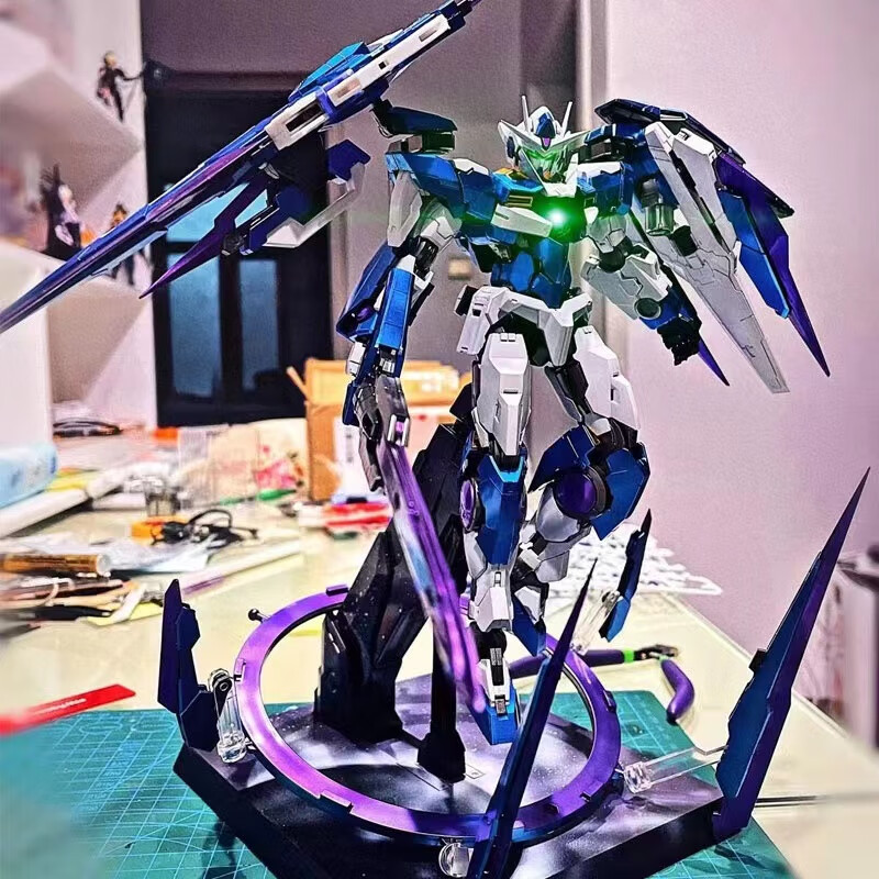 高达模型拼装hg强袭自由能天使七剑mg独角兽机甲国产大班玩具新款 黑