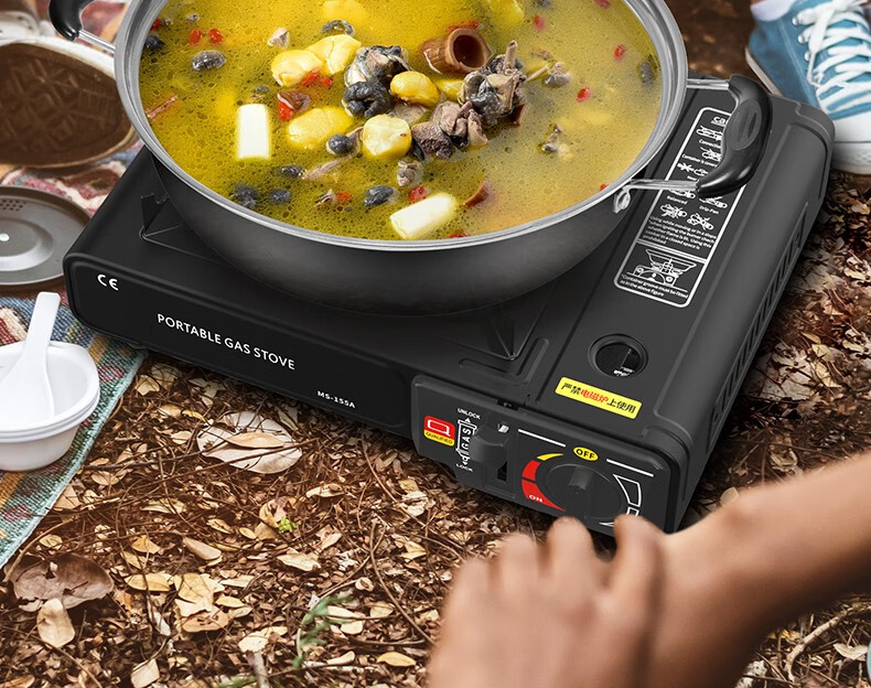 卡式炉户外便携式小火锅炉野外炉具炉子车载卡磁炉煤气瓦斯燃气灶车用