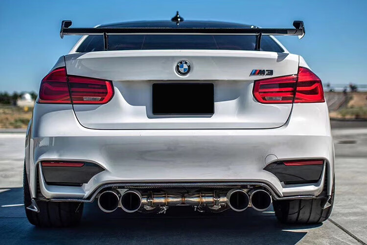 2023款宝马m3 m2 m4 m5改装碳纤维gt尾翼3系4系通用大尾翼扰流糖片片