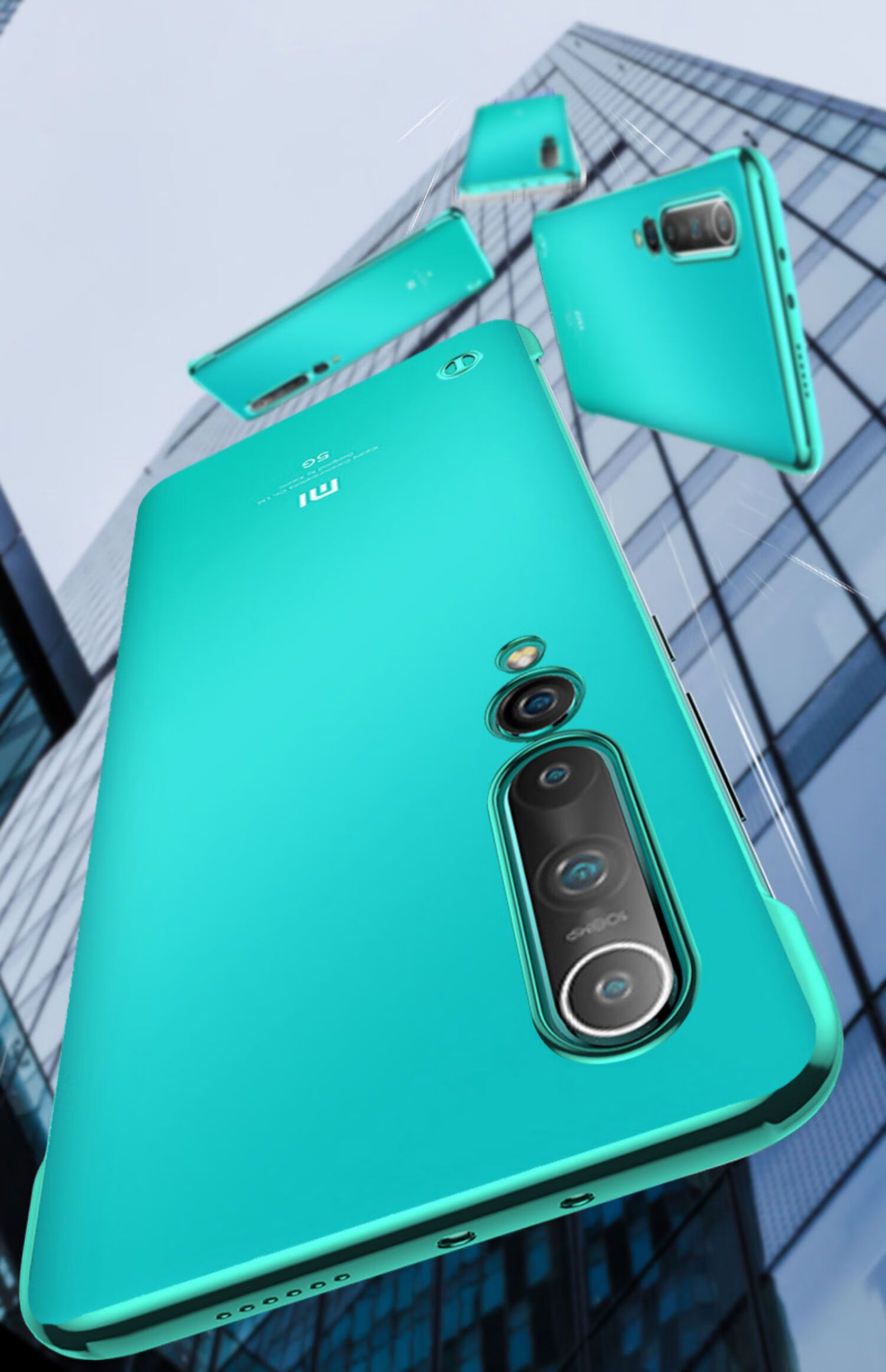 尹蒲 小米10手机壳超薄透明无边框小米10pro手机套曲面屏米10纪念版