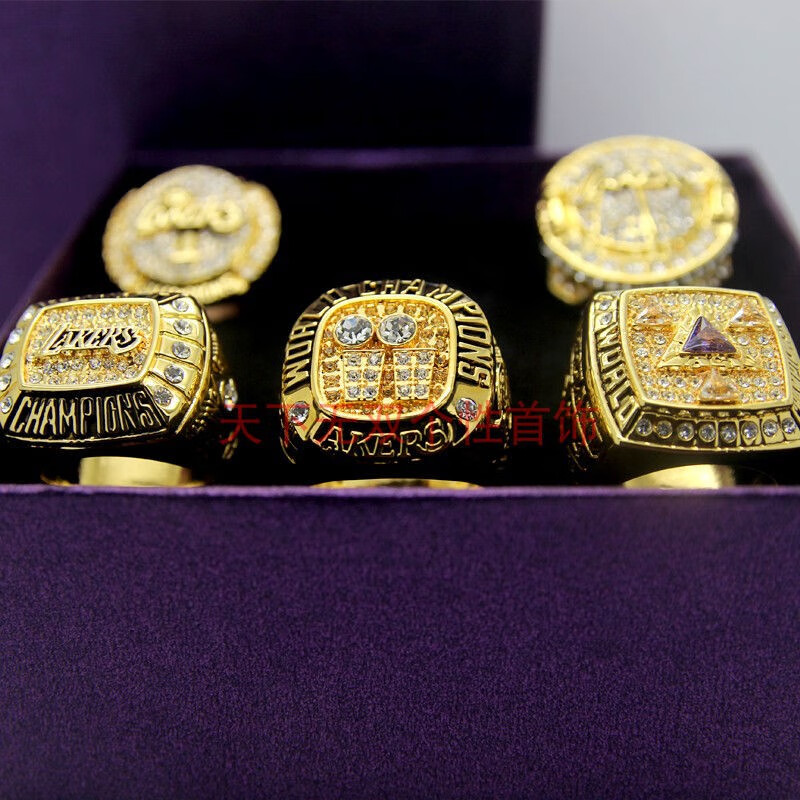 nba总冠军戒指湖人科比退役纪念科比mvp整套装男篮收藏饰品戒指2010