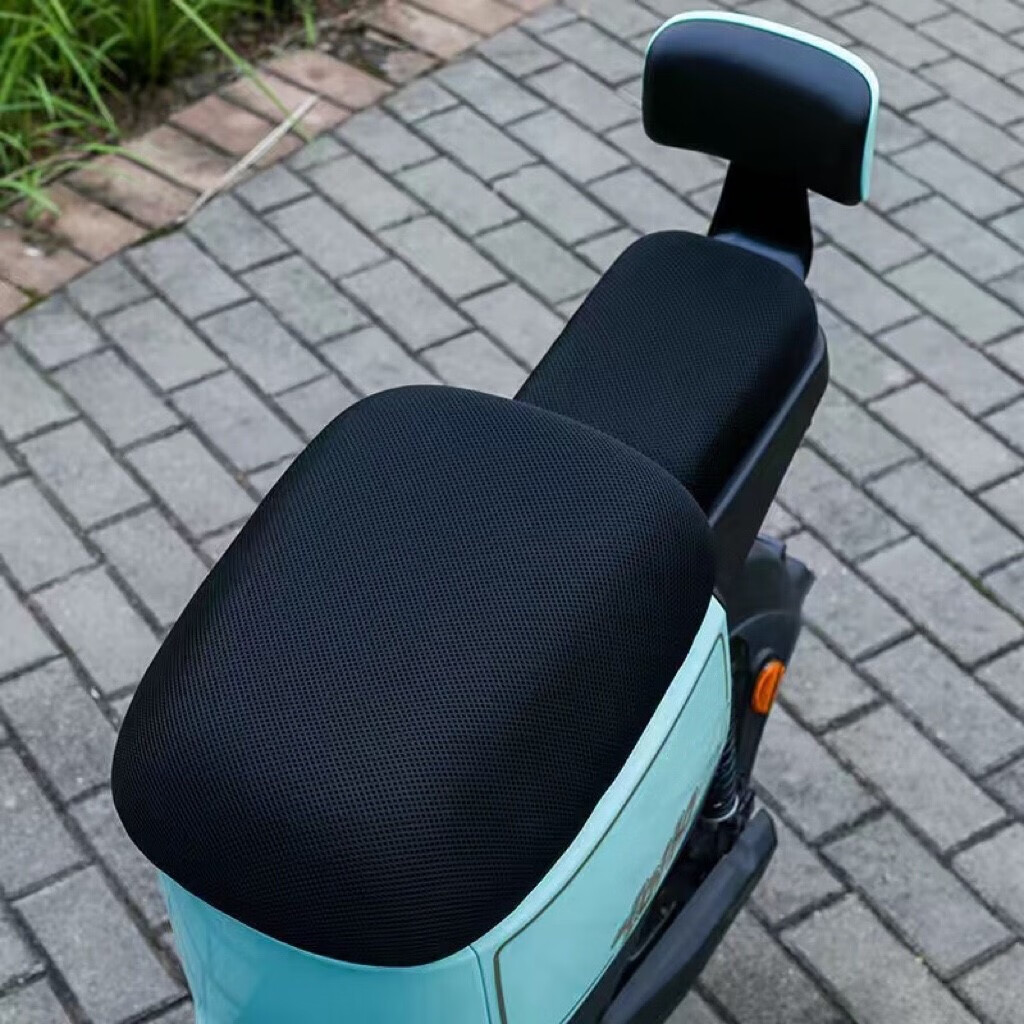 专用雅迪dq6电动车坐垫座套冠能新国标改装配件通用防晒网格防水 防水