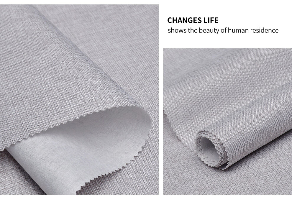 墙布无缝壁布客厅卧室电视背景墙定制布面壁纸墙纸10106银灰色每平方