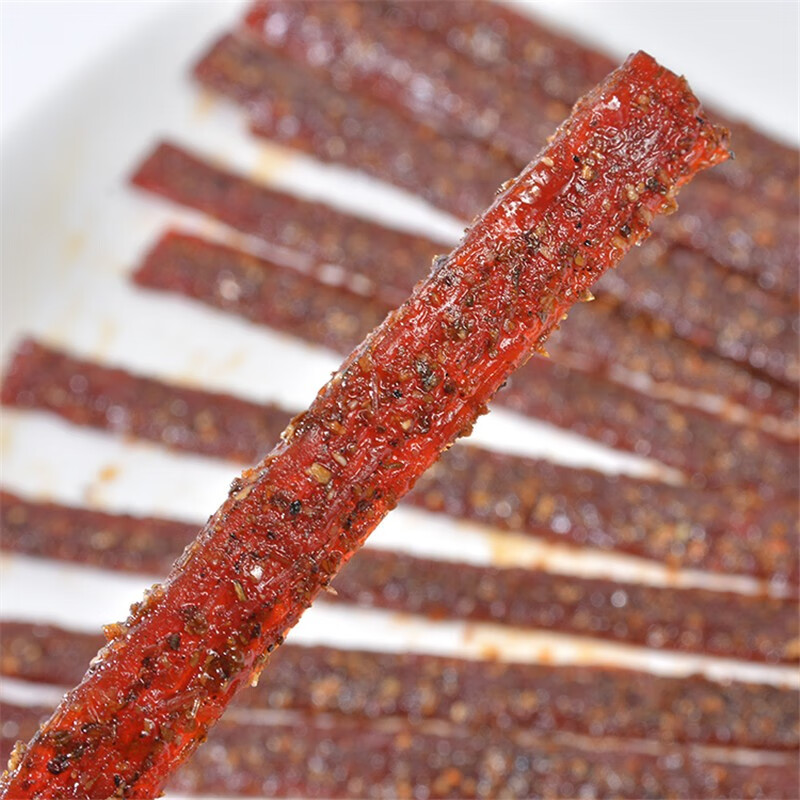 手撕牛肉 调味面制食品80克大包装 8090后重庆四川风味小吃零食品辣条