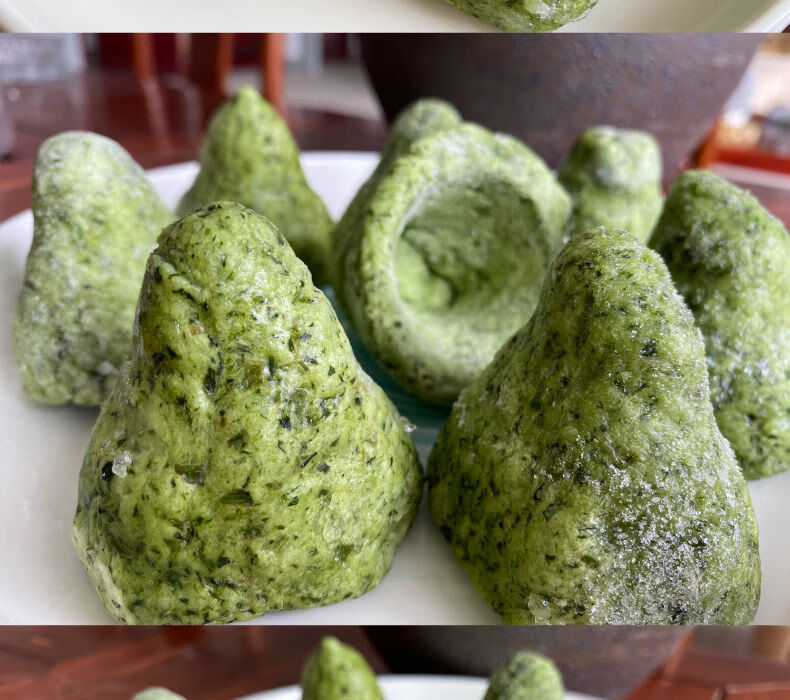 窝窝头荠菜窝窝头粗粮早餐速冻绿色营养食品配菜面食野菜 30个试吃【