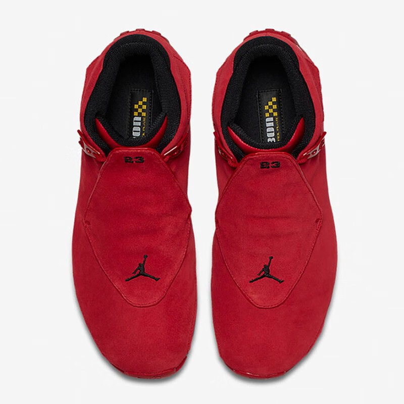 nike耐克男鞋airjordan18aj18黑蓝运动休闲鞋篮球鞋aa2494007黑蓝麂皮