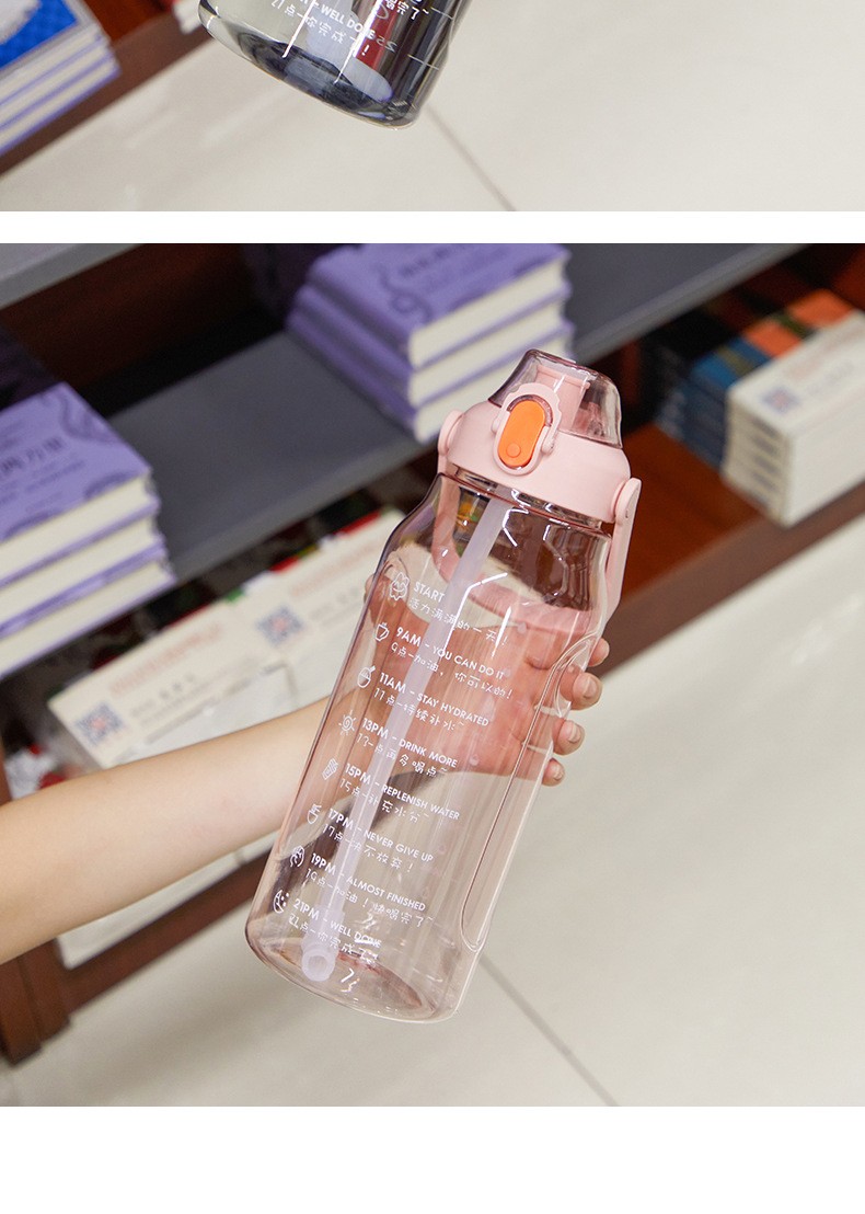 雅迎水杯大容量2000毫升耐高温运动水杯女健身水壶男士户外工地用干活