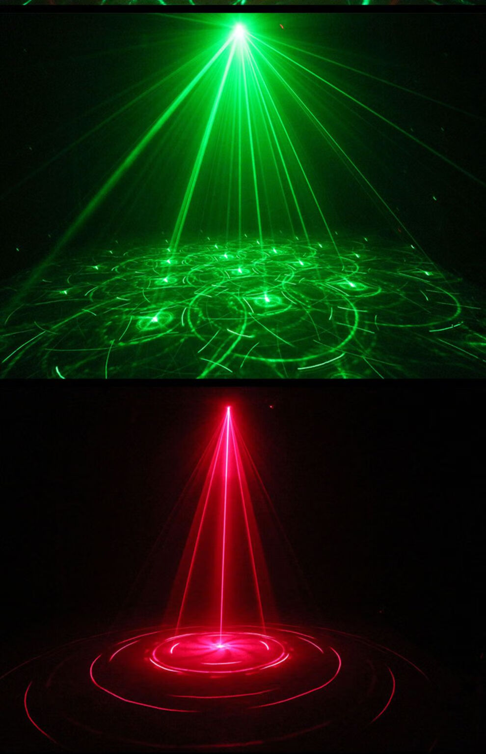 舞厅旋转彩灯彩灯球舞台射灯酒吧灯激光灯迷你ktv双孔光镭射蹦迪灯