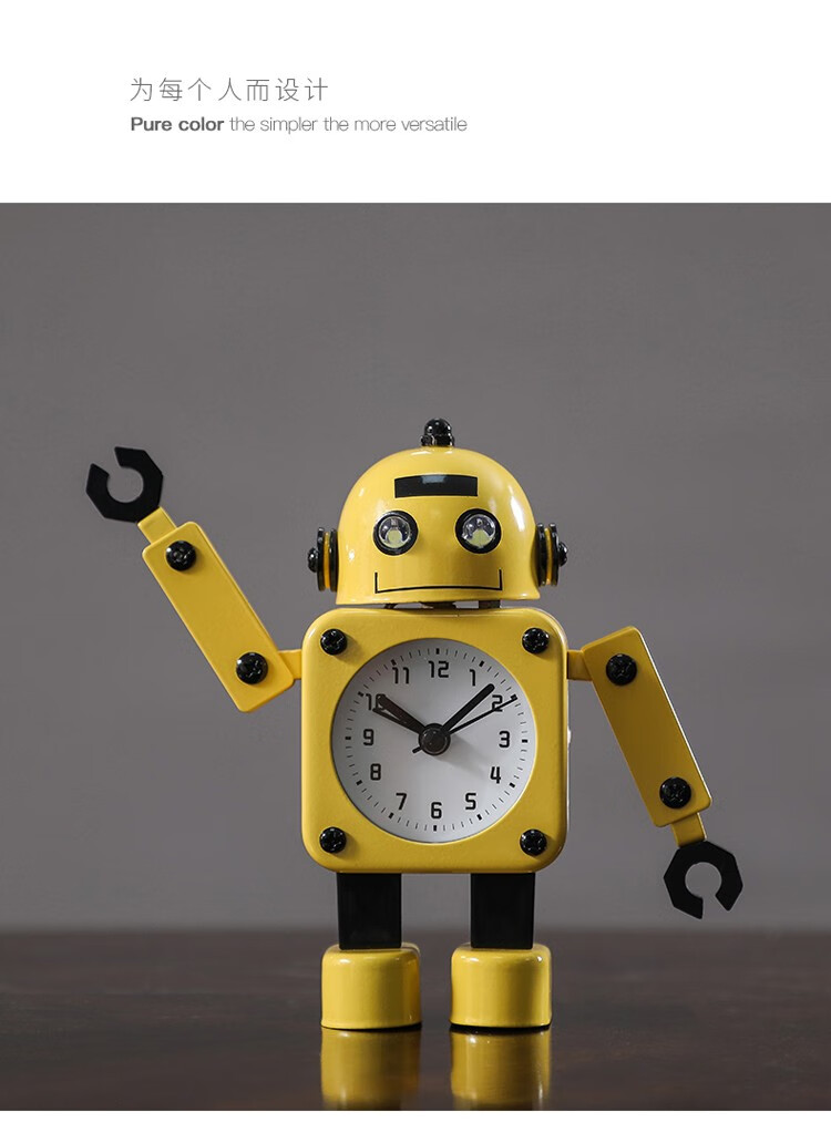 变形机器人闹钟儿童卡通个性电子钟可爱机械创意送儿童节生日礼物男孩