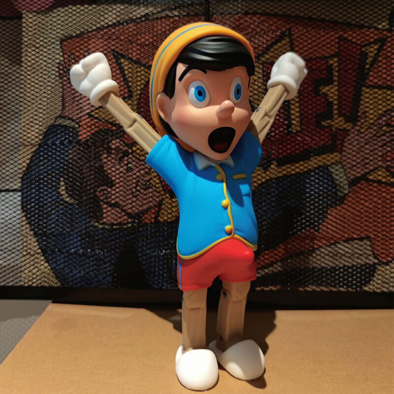 mand kaws匹诺曹公仔限量模型玩偶玩具潮流周边originalfake 坐姿(23