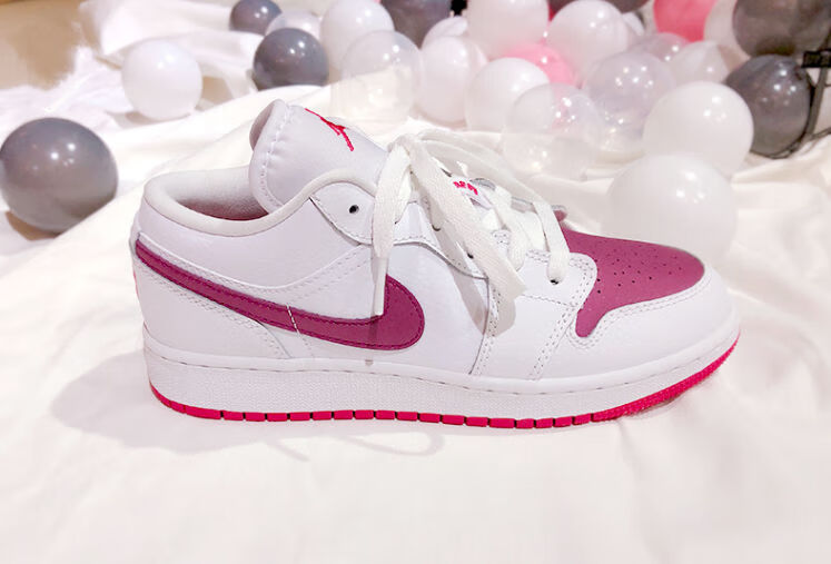 air aj 1 low gs aj1情人节紫罗兰女神粉紫葡萄 女子中低帮篮球鞋