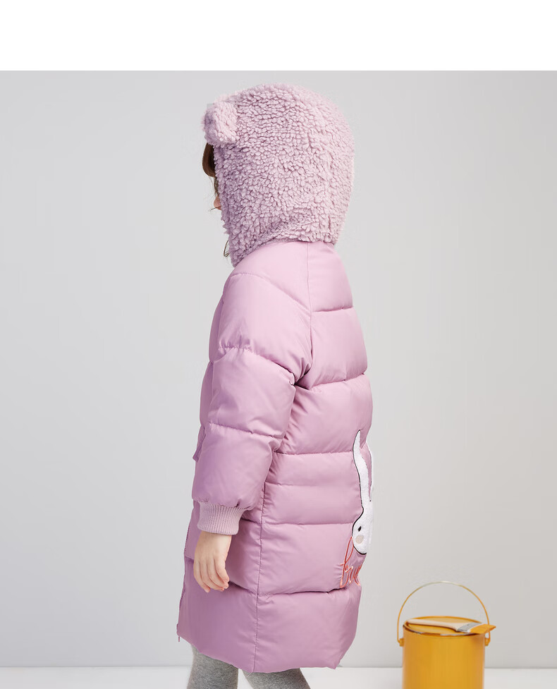 笛莎女童羽绒服2020冬季新款官方旗舰幼童儿童时尚休闲中长款羽绒服