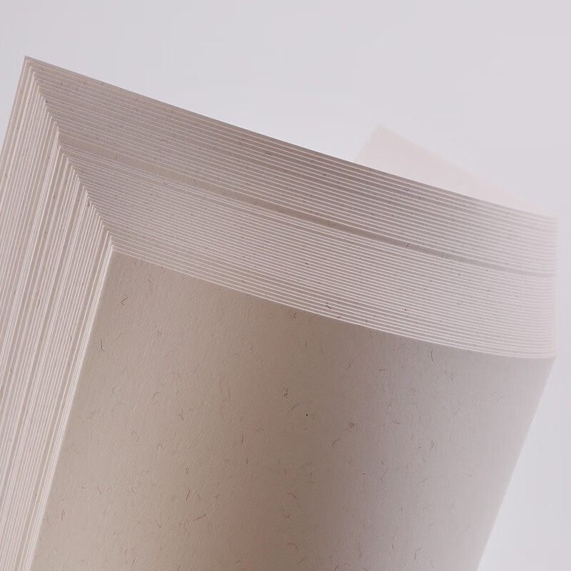 艺彩宸300g棉芯纸米黄卡其色丝棉纸棉絮纸卡纸特种纸艺术纸封面纸名片