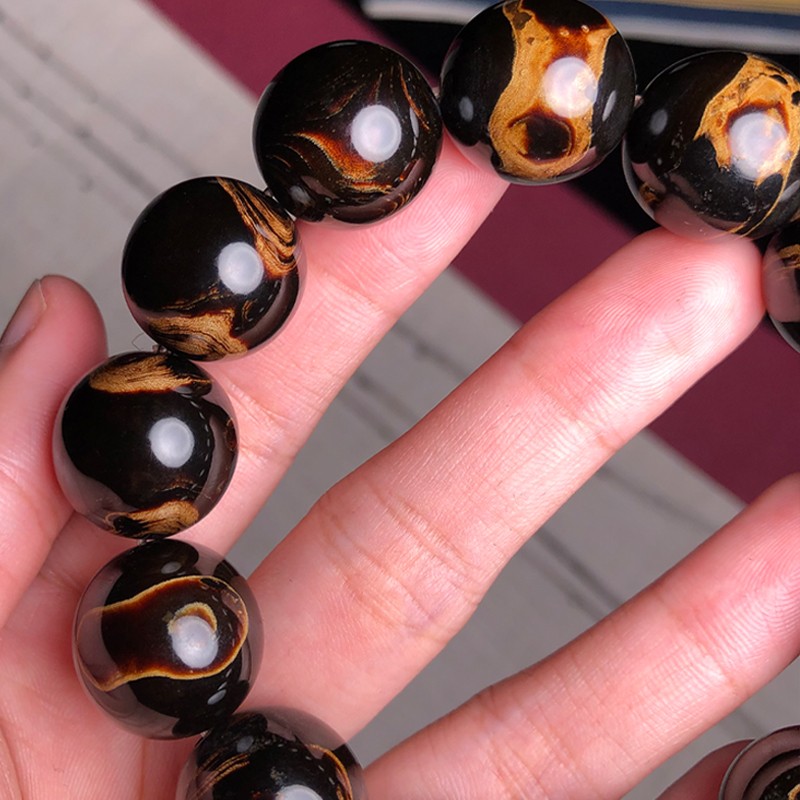 精雕阁海柳文玩天然血柳手串1.