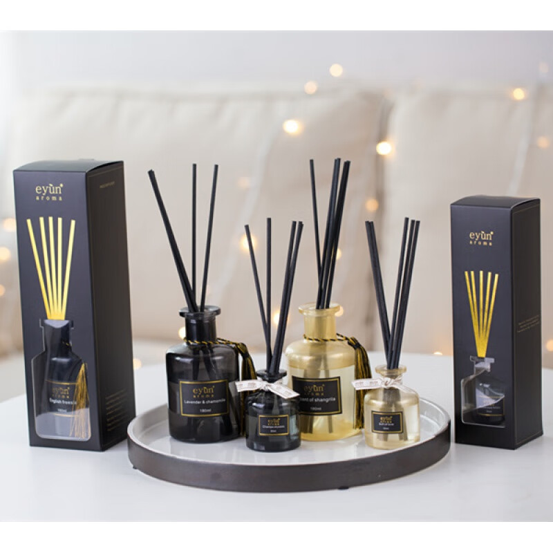 eyun酒店香希尔顿香格里拉小仓兰室内除臭香水无火香薰精油香氛香槟色