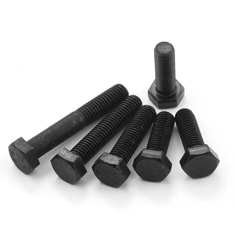 8级外六角螺丝 螺钉 高强度六角螺栓 发黑六角螺栓 m10m12 m10*100【2