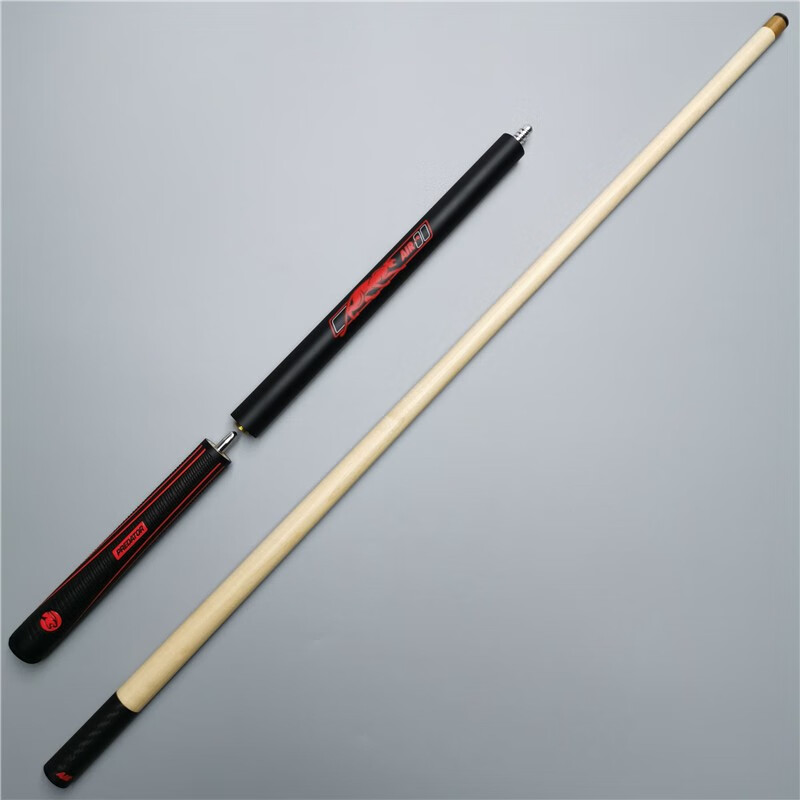 predator美洲豹台球杆air2跳杆九球杆空气跳豹空气跳杆黑八8球杆红色