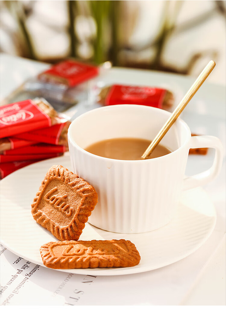 网红零食比利时进口焦糖饼干新年咖啡伴侣休闲食品小包 宓蝶 迷你饼干