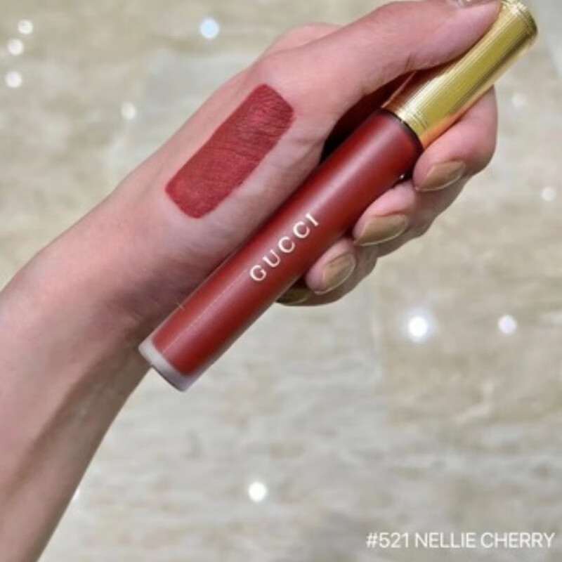 gucci古驰2022新款玫瑰哑光唇釉203