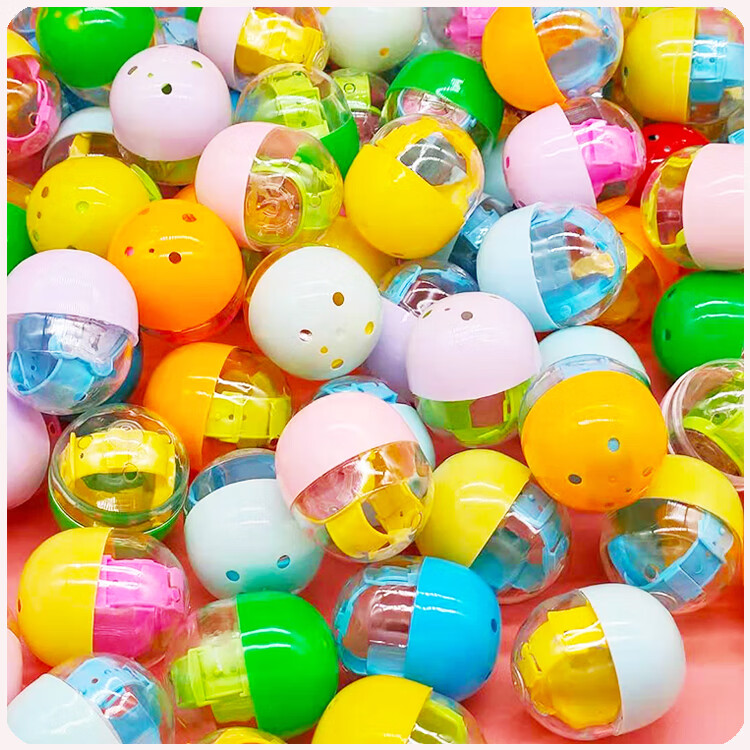 扭蛋玩具儿童礼品玩具回力汽车扭蛋机拼装椭圆形扭蛋回力汽车扭蛋100