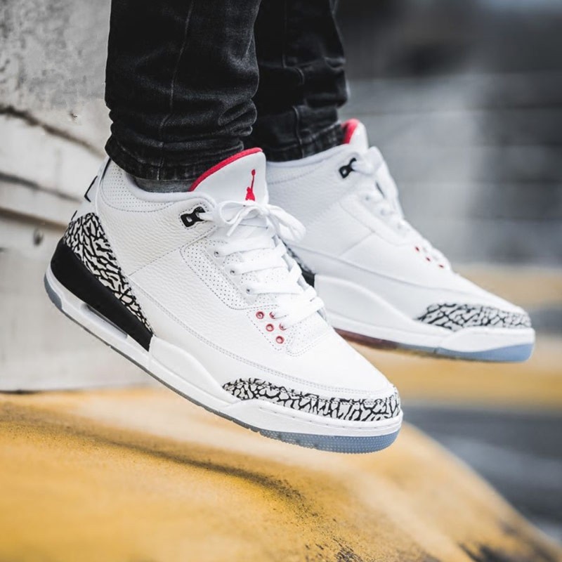 nike耐克男鞋airjordan3aj3休闲运动舒适男鞋减震篮球鞋av6683200卡其