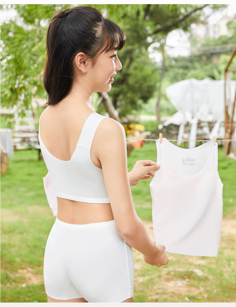 专柜同款12-20岁左右少女青春期发育穿的莫代尔女童内衣发育期小学生