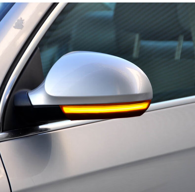 专用大众高尔夫5流水转向灯迈腾b6老速腾帕萨特领驭朗逸倒车镜灯 05