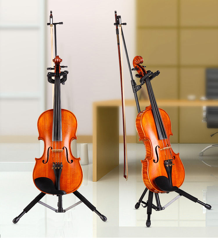 小提琴架子支架立式家用摆放挂钩挂架琴架小提琴架展示架免打孔