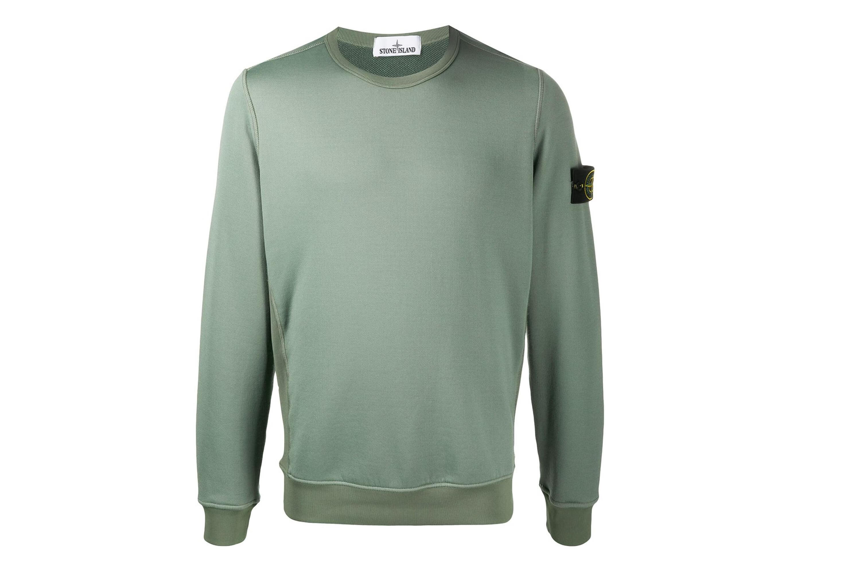 stone island 20秋冬男士罗盘贴花套头衫 蓝色 xxl【图片 价格 品牌