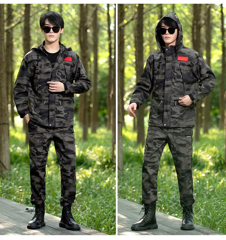 特战服装野战服男士工作服套装2022新耐磨保暖户外休闲训练服秋冬加绒