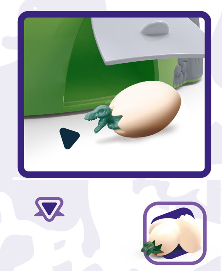 机儿童小型扭蛋过家家生日礼物3岁 恐龙娃娃机-红-送霸王龙套装【图片