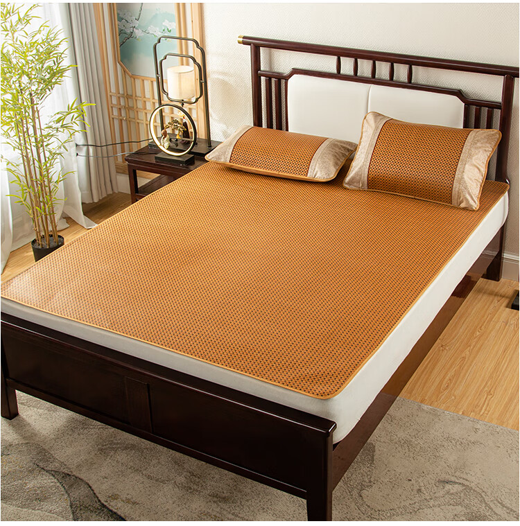 草席15米凉席家用藤席可折叠裸睡单人学生宿舍草席床冬夏两用冰丝长城