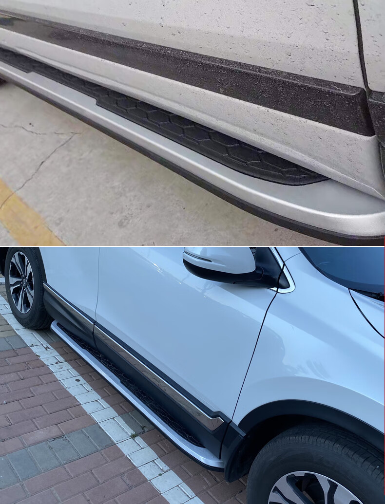 适用于2021款本田皓影/crv侧踏板迎宾踏板上车踏板汽车改装定制 17-19