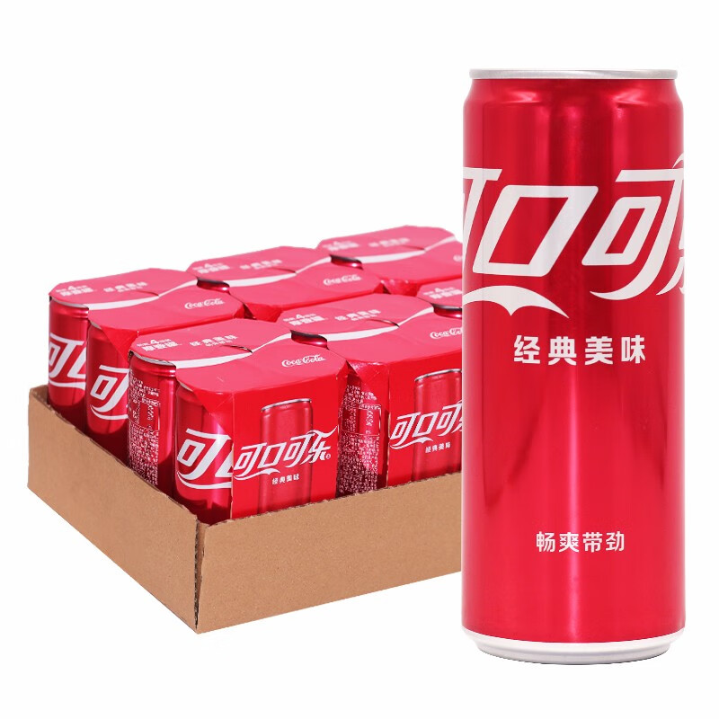 雪碧汽水碳酸饮料330ml*24听罐装整箱家宴聚餐婚礼婚庆婚宴饮品 红色