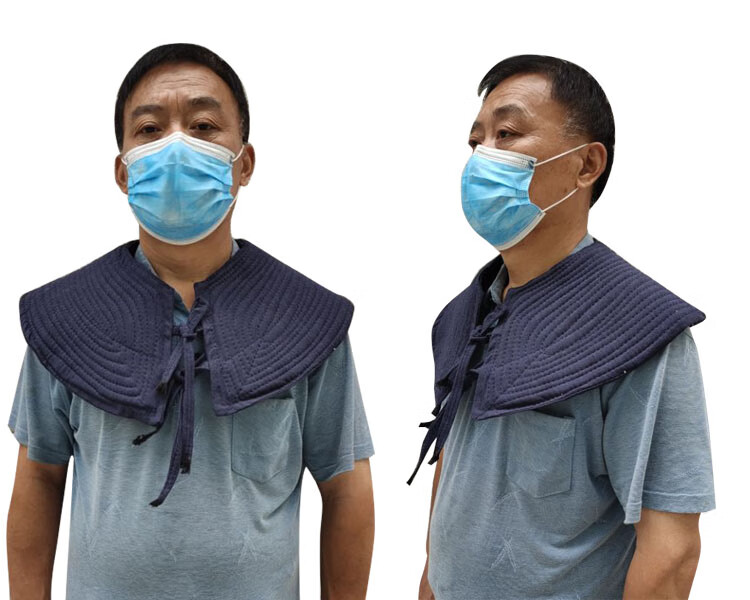 加厚帆布搬运护肩老式垫肩工地扛包防护耐磨加大劳动装卸肩垫 帆布黑