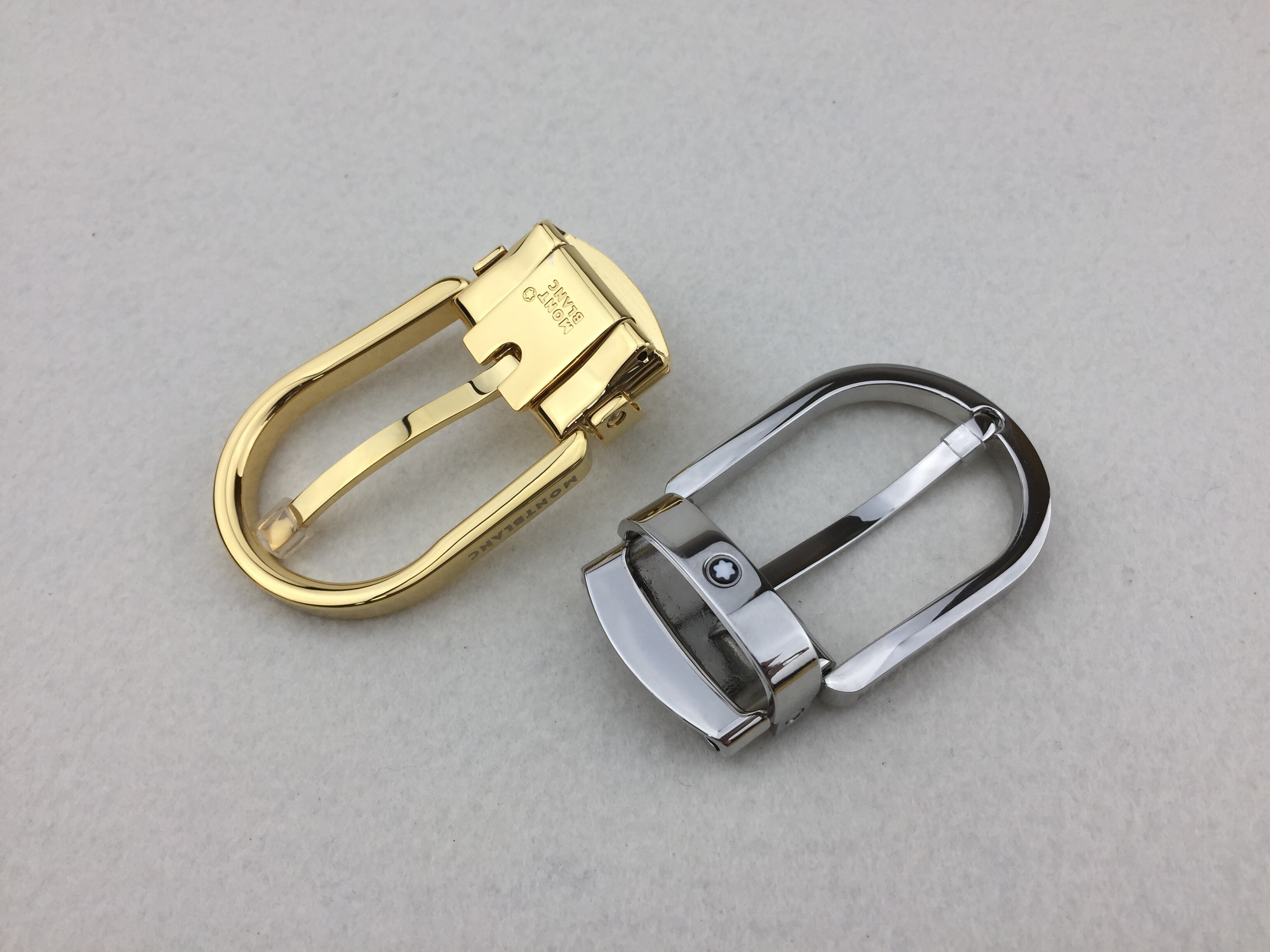 男士万宝龙皮带扣头针扣单卖铜商务裤腰带配件卡扣3530f马蹄金35