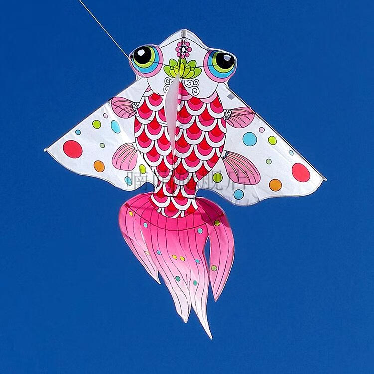 金鱼风筝潍坊风筝传统中国风金鱼风筝新手微风成人易飞儿童凤凰新款