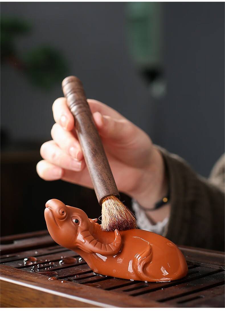 金杞同款紫砂茶宠卧牛摆件茶玩手工精品十二生肖牛可养茶盘茶艺摆件