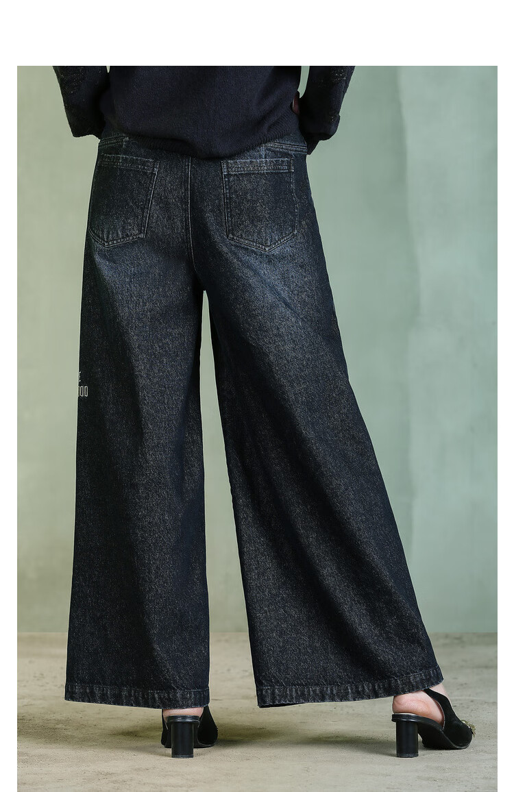 原创设计donoratico达衣岩2020冬牛仔裤黄金狂喜之三依旧蓝s