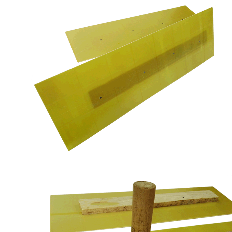 塑料大板批墙刮腻子油漆工具抹灰找平大刮板双手柄无柄刮墙大板j12 无