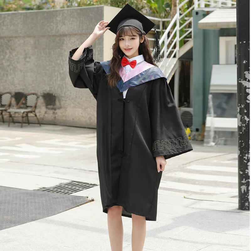 博士学位服学位学士服毕业礼服大学生男女学院风工科本科文科硕士博士