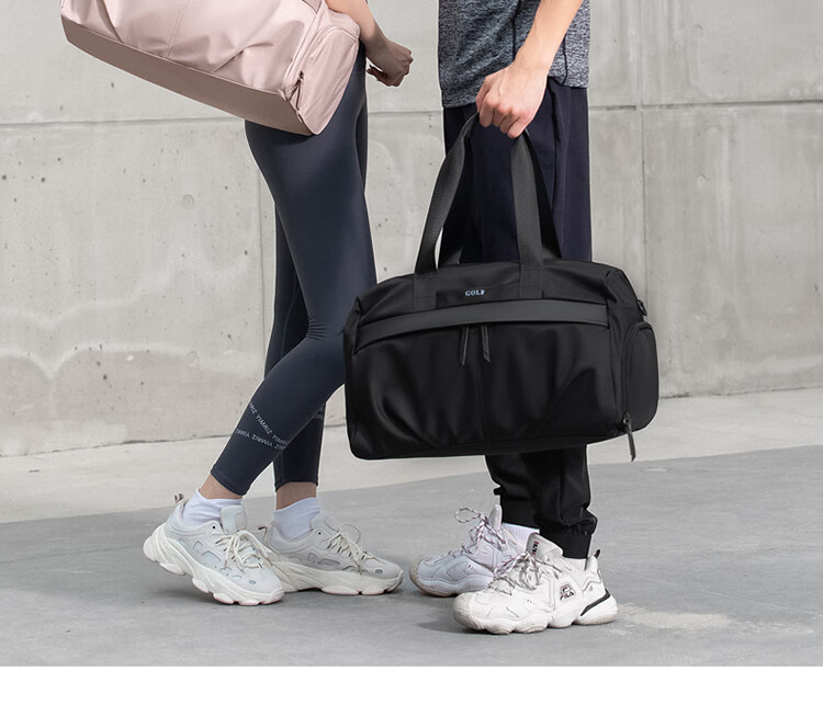 GOLF Travel Bag, Sports And Fitness Bag for Women, with Separate Shoe Compartment, Dry And Wet Separation, Handheld Luggage Bag for Business Trips And Travel, Shoulder Bag 25