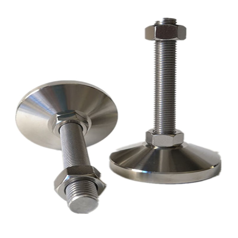d50重型sus304不锈钢调节脚脚杯地脚螺丝调整块载重型m8m10m12m16