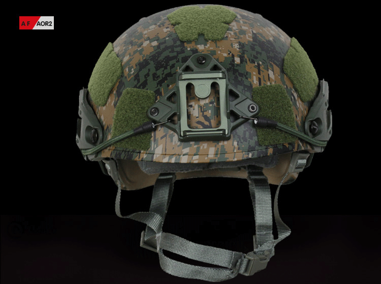 airframe战术头盔 cp 墨鱼干导轨组合式af头盔 防暴户外骑行迷彩 aor2